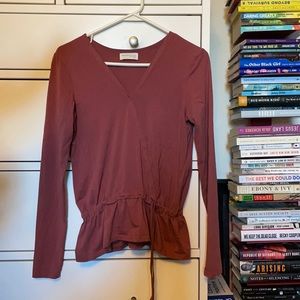 Elegantees Dropped Waist Top